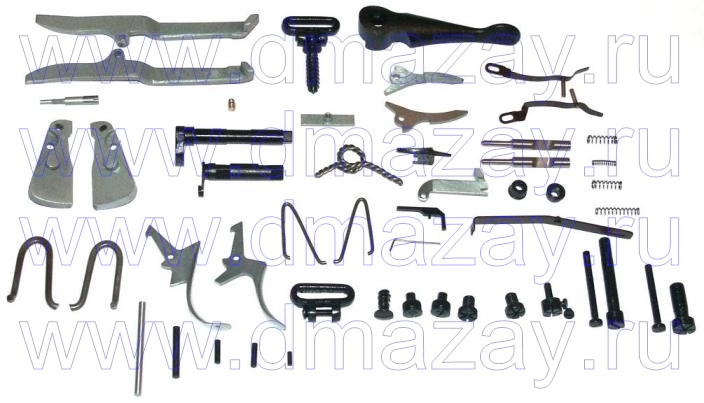 Ремонтный комплект (ремкомплект, комплект запасных частей, ЗИП) к ТОЗ-34 (TOZ-34) из 41 наименований деталей (расширенный) №4        